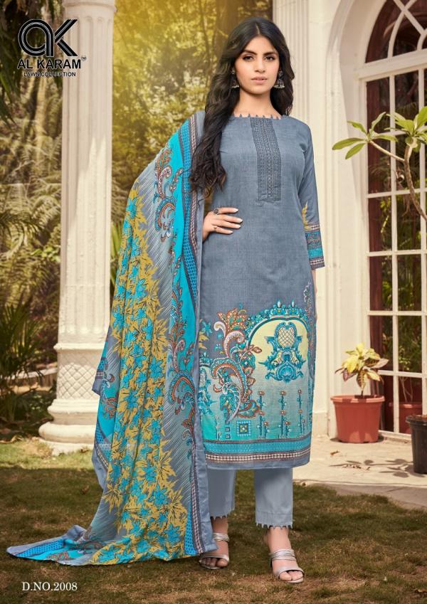 Al Karam Jasmine Vol-2 Cototn Designer Pakistani Dress Material